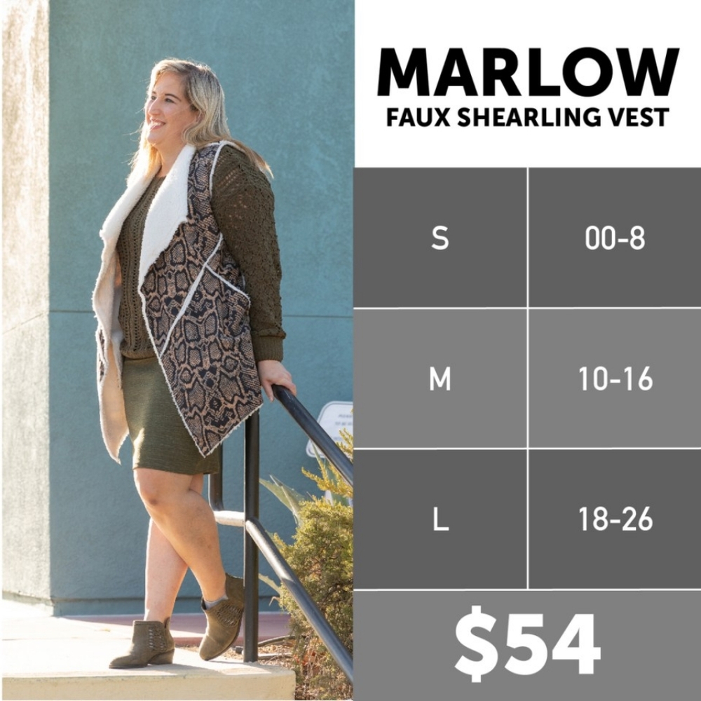NWT MARLOW VEST SZ L - Picture 4 of 8